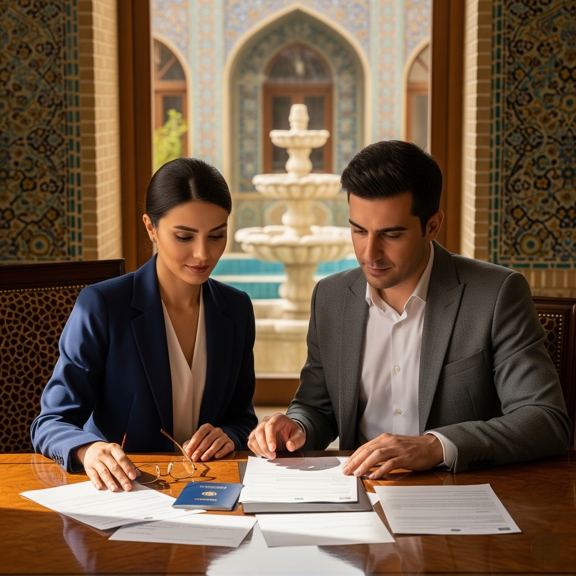 شرایط خروج از کشور زوجه