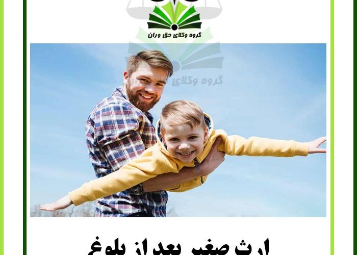 ارث صغیر بعد از بلوغ