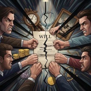 مشکلات تقسیم ارث بین ورثه ناراضی