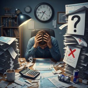 مشکلات مربوط به تنظیم اظهارنامه مالیاتی