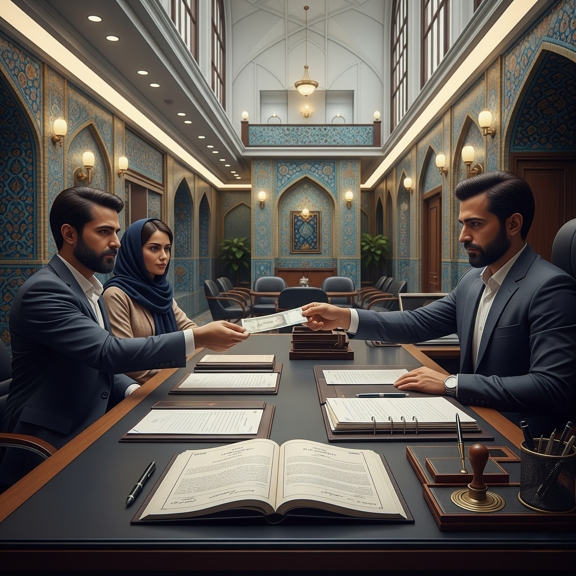 پرداخت ثمن معامله توسط شوهر